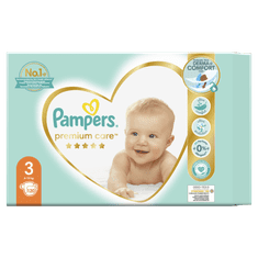 Pampers Premium Care plenice, vel. 3, 6 kg–10 kg, 120/1