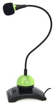 Esperanza EH130G klepetalni namizni mikrofon zelena Esperanza