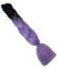 Lasni podaljški za pletenje kitk, B27 black & purple