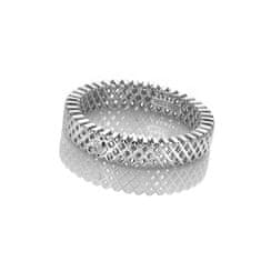 Hot Diamonds Luksuzni srebrni prstan z diamantom Quest Filigree DR222 (Obseg 52 mm)