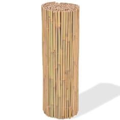 Vidaxl Ograja iz bambusa 300x100 cm
