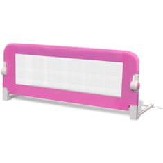 Vidaxl Posteljno varovalo za otroke 2 kosa roza 102x42 cm