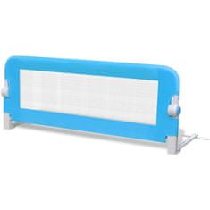 Vidaxl Posteljno varovalo za otroke 2 kosa modro 102x42 cm