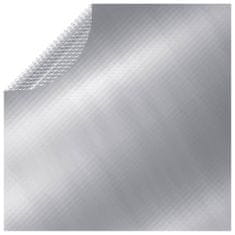 Greatstore Bazenska membrana, srebrna, 455 cm, PE