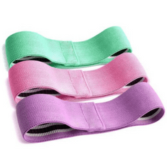 HugoShop Set tekstilnih elastik za vadbo BeFit, 3 kosi