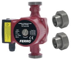 Ferro Obtočna črpalka s priključki za pitno vodo 25-40-180
