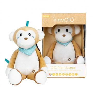 InnoGIO interaktivna plišasta igrača z melodijami in svetlobo GIOfriends Lucy