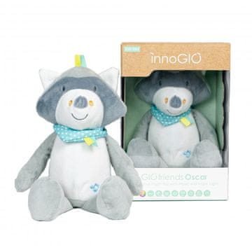 InnoGIO interaktivna plišasta igrača z melodijami in svetlobo GIOfriends Oscar