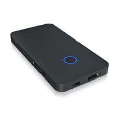 IcyBox IB-DK2108M-C priklopna postaja, 8 v 1, USB-C, PowerDelivery do 100 W - odprta embalaža