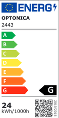 Optonica LED panel vgradni okrogel 24W 2700k 1700lm IP20 + napajalnik