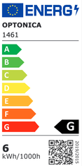 Optonica LED sijalka E14 C37 6W 4500k 480lm svečka, komplet 10kom