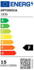 Optonica LED sijalka E27 A65 15W 4500k 1500lm, komplet 10kom