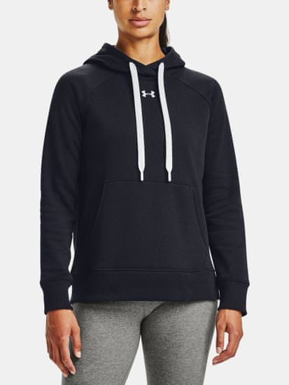 Under Armour Pulover Rival Fleece HB Hoodie-BLK