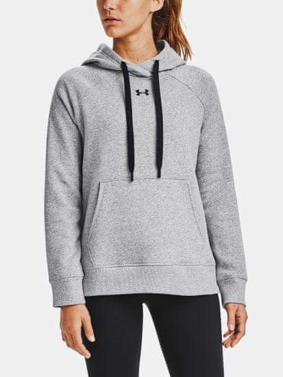Under Armour Pulover Rival Fleece HB Hoodie-GRY