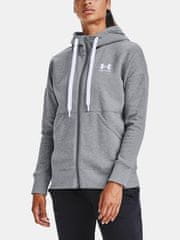 Under Armour Pulover Rival Fleece FZ Hoodie-GRY L
