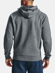 Under Armour Pulover UA Rival Fleece FZ Hoodie-GRY XL