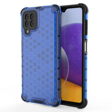 HURTEL Honeycomb ovitek za Samsung Galaxy A22 4G, moder