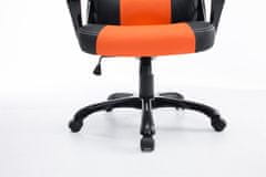 BHM Germany Pisarniški stol Pedro, črna / oranžna