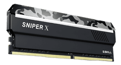 G.Skill Sniper X RAM pomnilnik, DDR4 16 GB, 3200 MHz, CL16, Urban Camo (F4-3200C16D-16GSXWB)