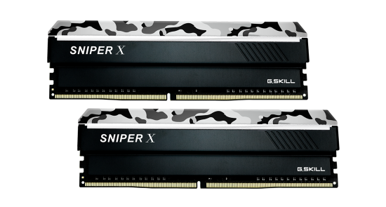 G.Skill Sniper X RAM pomnilnik, DDR4 16 GB, 3200 MHz, CL16, Urban Camo (F4-3200C16D-16GSXWB)