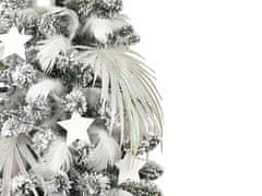 LAALU.cz Okrašeno umetno božično drevo POLAR WHITE 60 cm z LED OSVETLItvijo V LONČKU