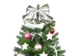 LAALU.cz Okrašena umetna jelka PINK CAROL 60 cm z LED OSVETLICO V LONČKU