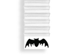 LAALU.cz Dekorativna roleta z netopirjem iz belega papirja 170 cm