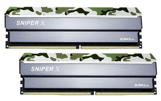 G.Skill Sniper X pomnilnik RAM, 16GB (2x8GB), DDR4-3000MHz (F4-3000C16D-16GSXFB)