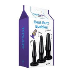 Toyjoy Set analnih čepov "Best Butt Buddies" (R10292cr)