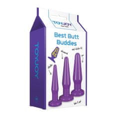 Toyjoy Set analnih čepov "Best Butt Buddies" (R10292vi)