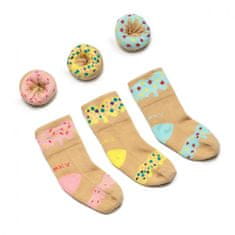 Dooky Darilo DONUTS Tutti Frutti nogavice 3 pari