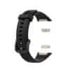 Silicone pašček za Honor Band 6 / Huawei Band 6, black