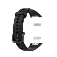 BStrap Silicone pašček za Honor Band 6 / Huawei Band 6, black