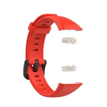 BStrap Silicone pašček za Honor Band 6 / Huawei Band 6, red