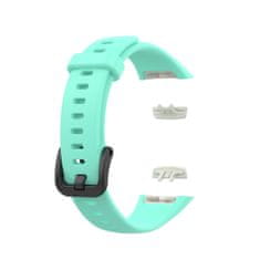 BStrap Silicone pašček za Honor Band 6 / Huawei Band 6, teal
