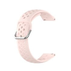 BStrap Silicone Dots pašček za Garmin Vivoactive 4s, sand pink