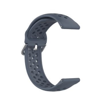 BStrap Silicone Dots pašček za Garmin Vivoactive 4s, dark gray