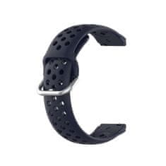 BStrap Silicone Dots pašček za Garmin Vivoactive 4s, dark blue