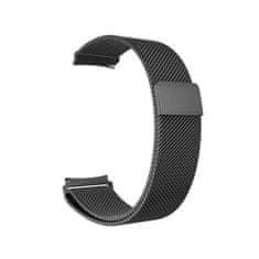 BStrap Milanese pašček za Samsung Galaxy Watch 4 / 5 / 5 Pro / 6, black