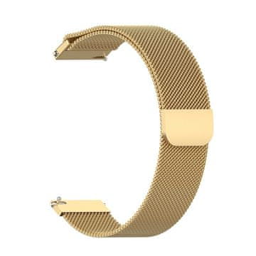 BStrap Milanese pašček za Garmin Vivoactive 4s, gold