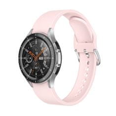 BStrap Silicone pašček za Samsung Galaxy Watch 4 / 5 / 5 Pro / 6, sand pink