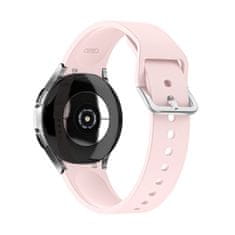 BStrap Silicone pašček za Samsung Galaxy Watch 4 / 5 / 5 Pro / 6, sand pink