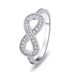 Brilio Silver Design srebrn neskončni prstan RI013W (Obseg 50 mm)