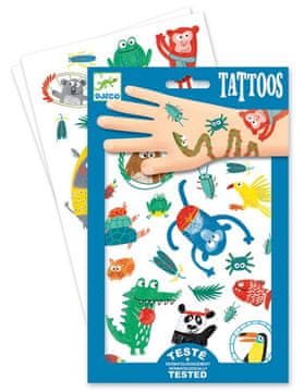 Djeco Tattoo Živali v džungli