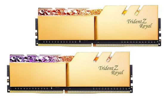 G.Skill Trident Z Royal pomnilnik RAM, 32GB (2x16GB), DDR4-3200MHz (F4-3200C16D-32GTRG)