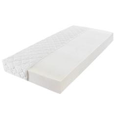 Vidaxl Vzmetnica s pralno prevleko 200 x 120 x 17 cm H3