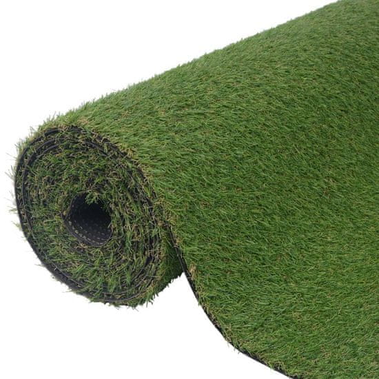 Vidaxl Umetna trava 1,5x10 m/20 mm zelena