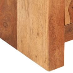 Vidaxl Visoka omarica 50x30x110 cm iz trdnega palisandra