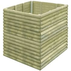Vidaxl Visoka greda 106x106x96 cm impregnirana borovina