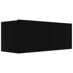 Vidaxl TV omarica črna 80x30x30 cm iverna plošča